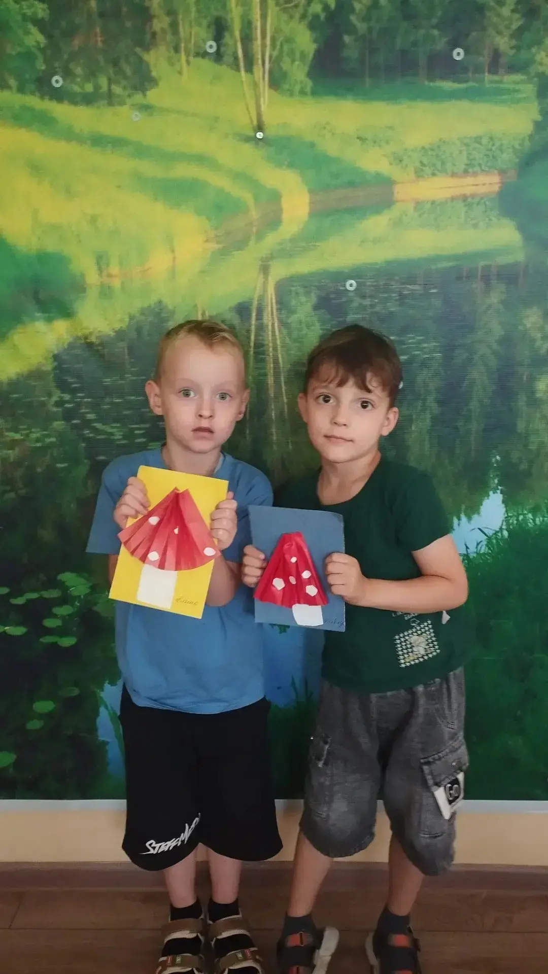 🍄 Аппликация «Мухомор»: учимся и творим! 🎨