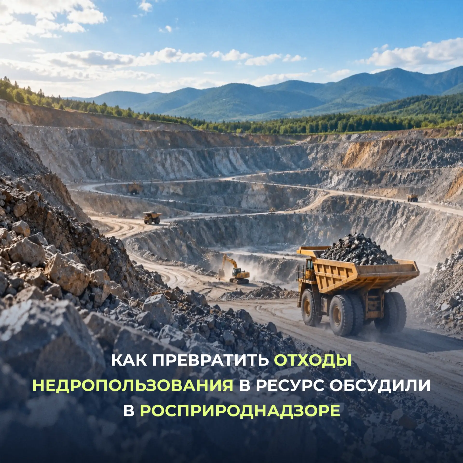 Актуальные вопросы регулирования вскрышных и вмещающих горных пород обсудили на совмест...