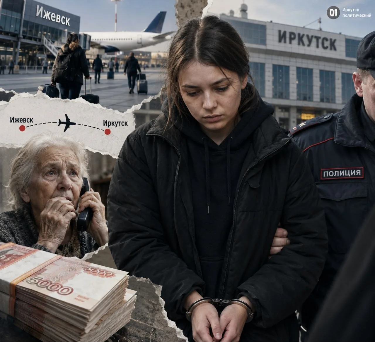 Прилетела из Ижевска за чужими деньгами: курьера мошенников арестовали в Иркутске.