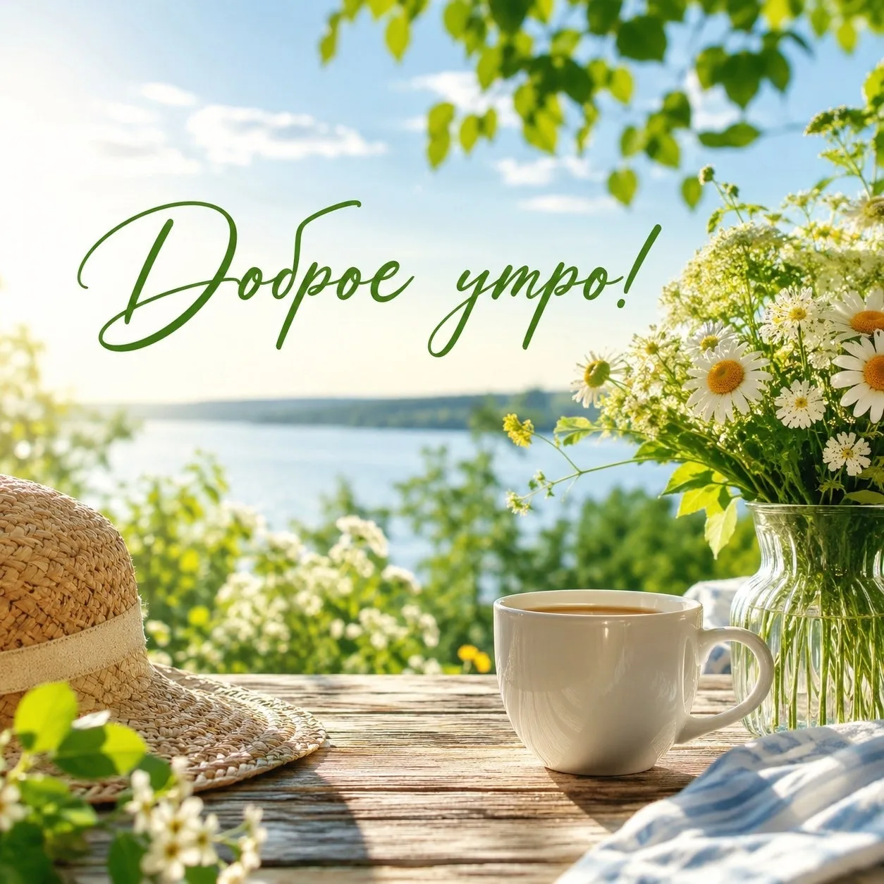 ☕ С добрым утром! Пусть этот день принесёт только хорошие новости