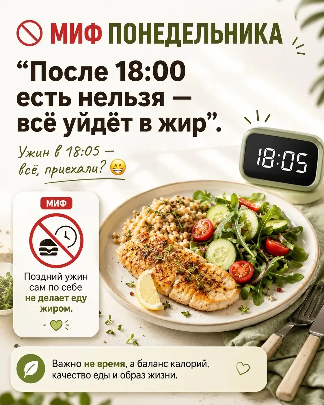 🚫 МИФ ПОНЕДЕЛЬНИКА