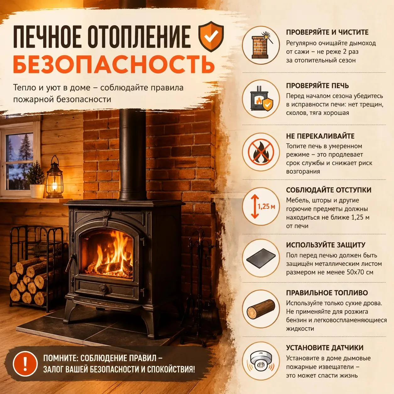 Скоро холода. Пора проверить, как мы будем греться 🔥