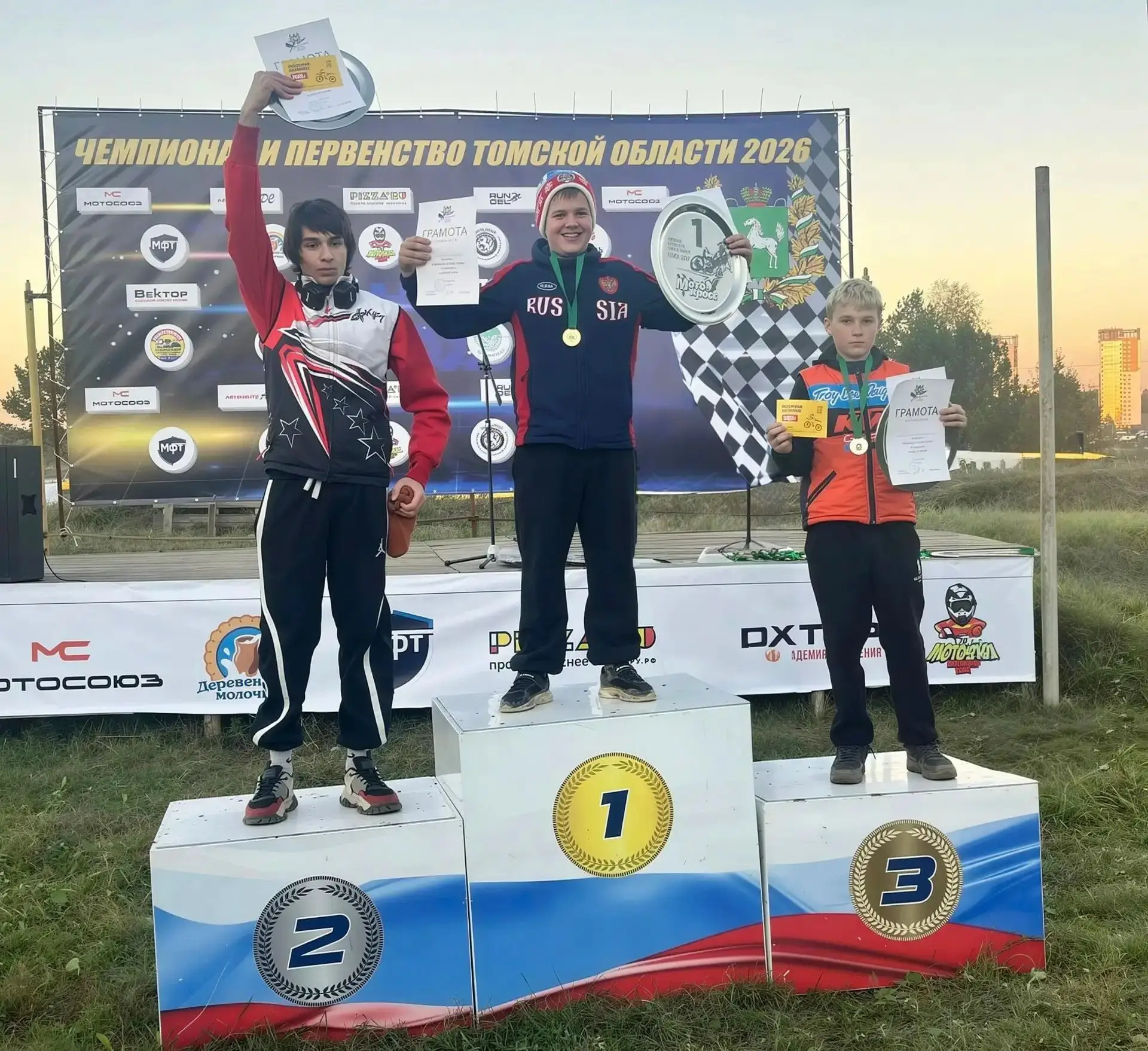 В Томске завершился сезон мотокросса! 🏁