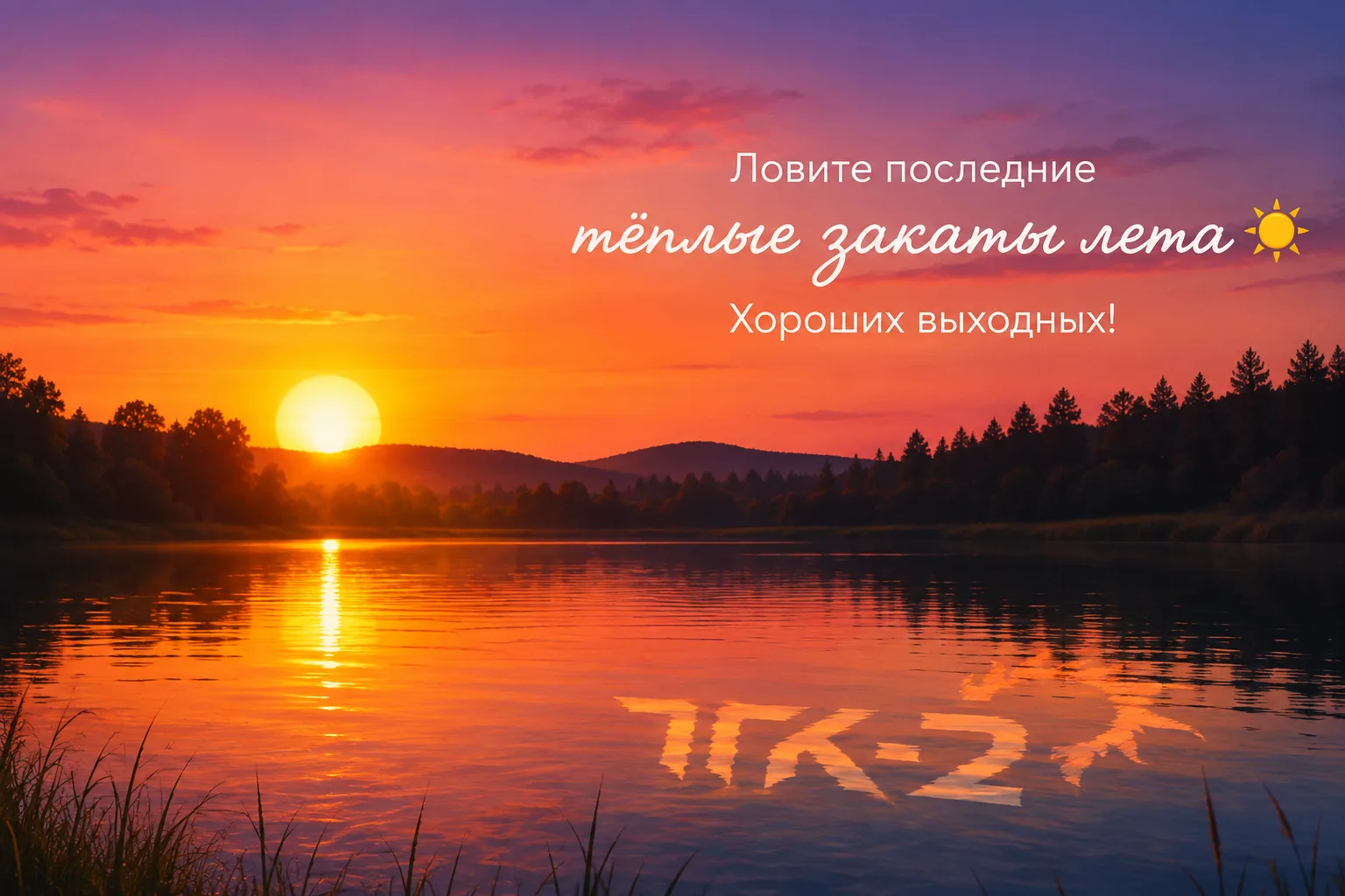 Друзья, эти выходные — предпоследние в этом лете!