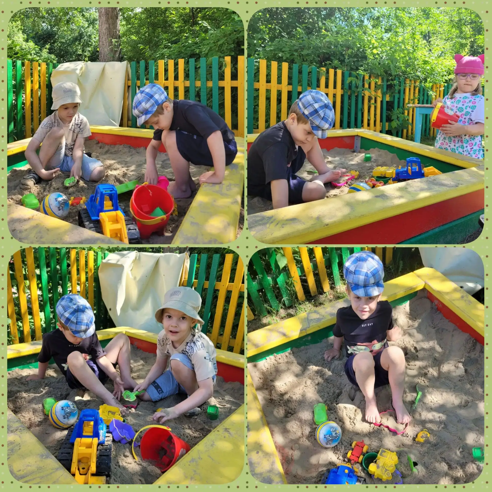⛱️🧒Игры с песком – любимая💞 детская деятельность. Невозможно представить участок ДОУ🏡 без песочни