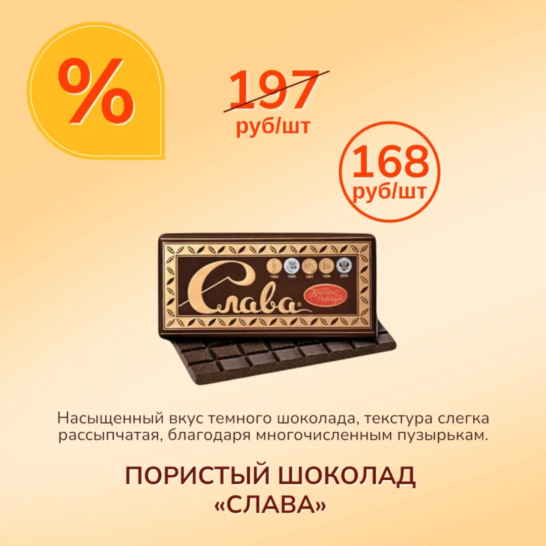 Сегодня предлагаем вам то, что по-настоящему называют классикой российского шоколада – легендарный п
