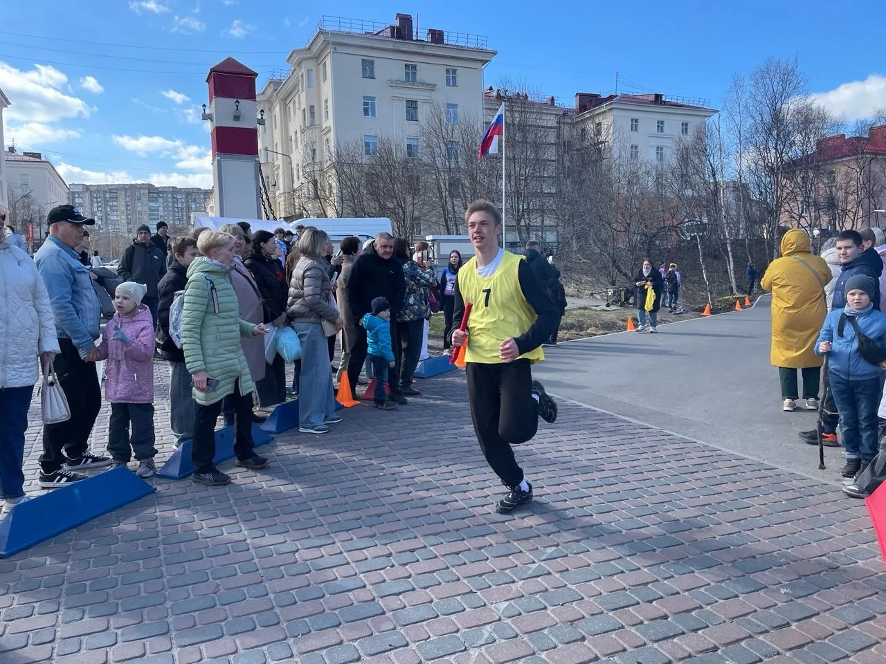 ⭐В День Победы в городском парке прошла легкоатлетическая эстафета. Это не просто соревнования, а да