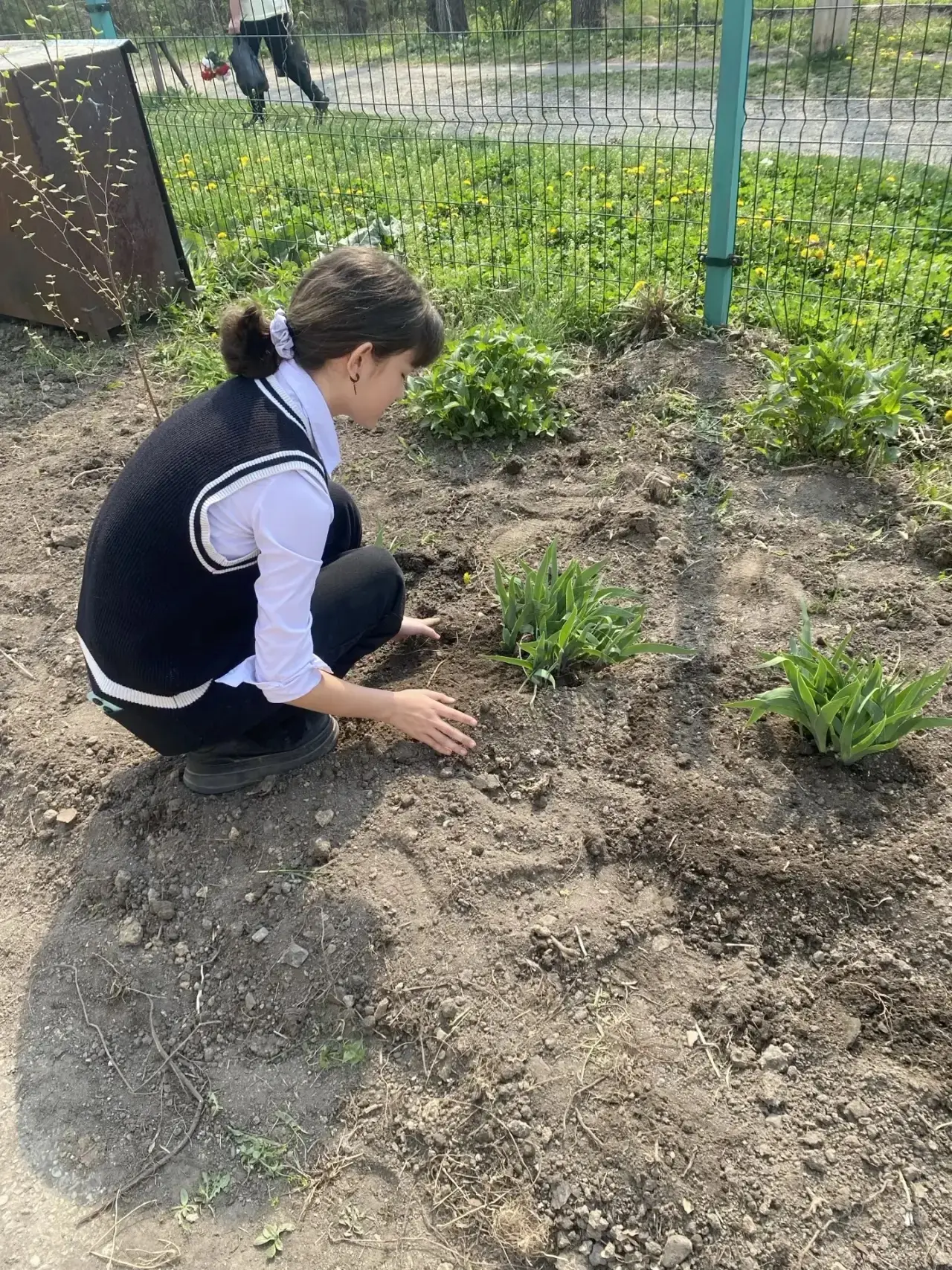 На этой неделе учащиеся нашей школы с энтузиазмом взялись за облагораживание школьной т...