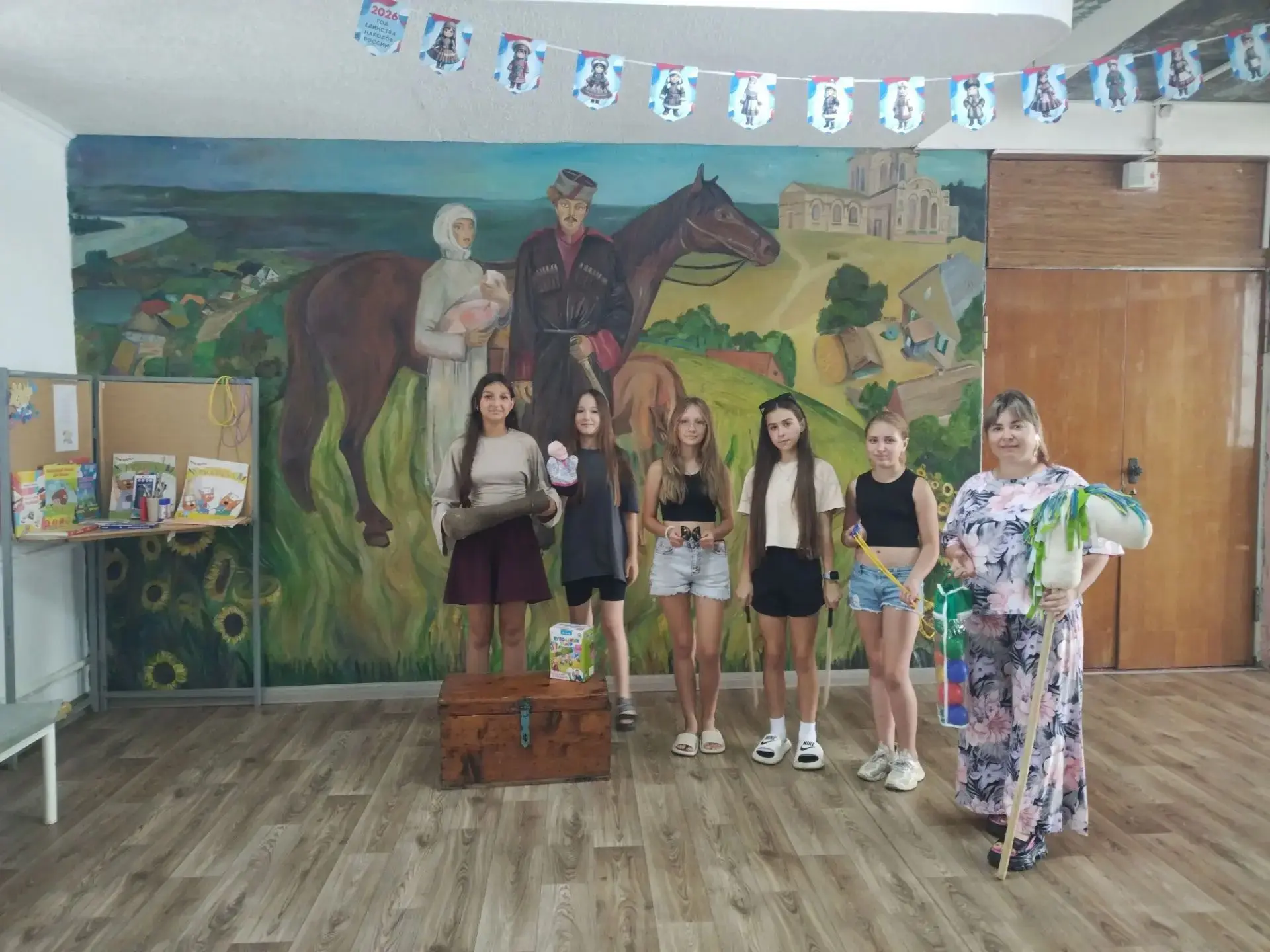 В Убеженском доме культуры прошла игровая программа "Искатели приключений".
