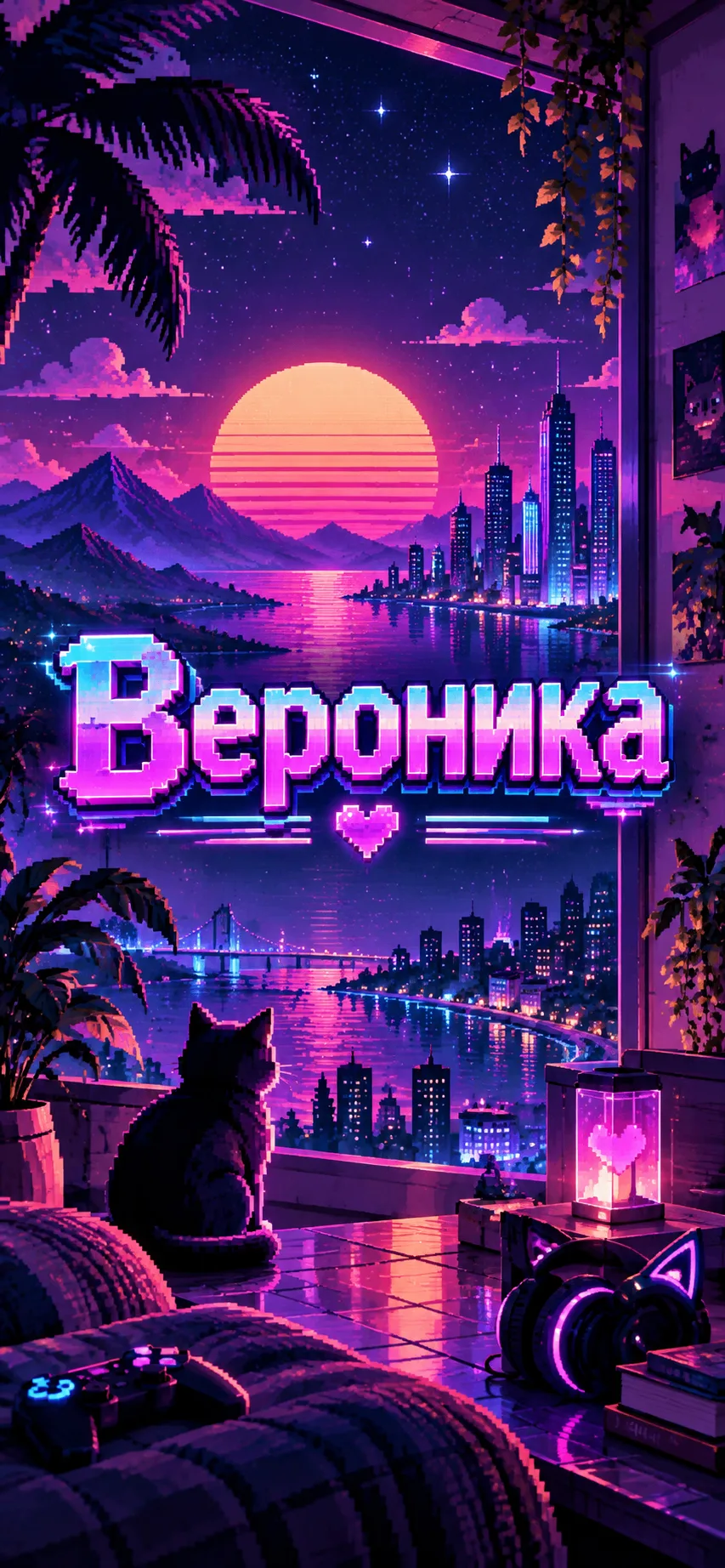 Обои на телефон с именем Вероника.