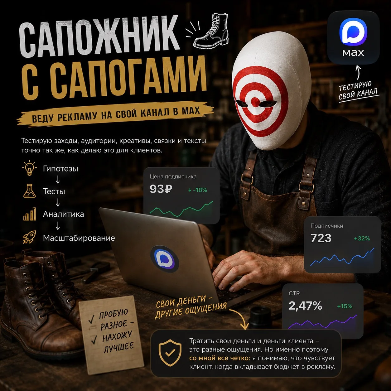 Сапожник с сапогами 😄