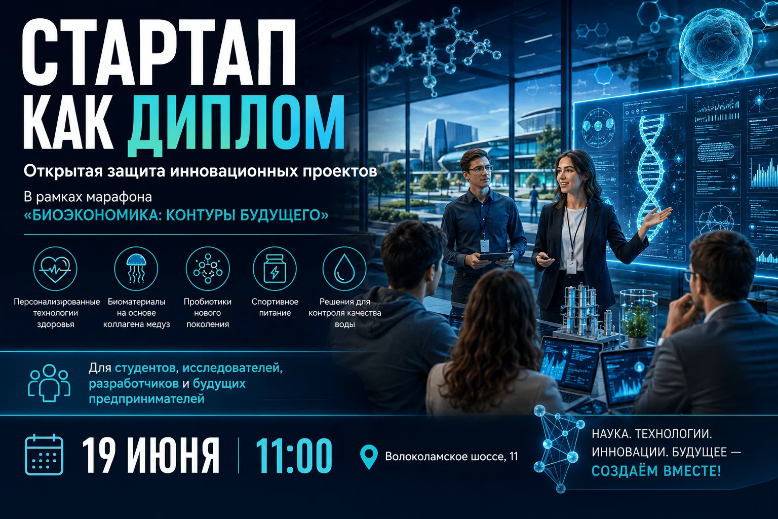 🚀 Диплом, который может стать бизнесом? Это реально! Приглашаем всех студентов!

19 июня в РОСБИОТЕ