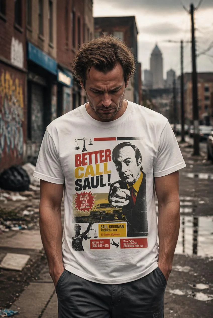 Новый принт Better Call Saul. #печатьпринтов #печатьфутболок #футболкиназаказ