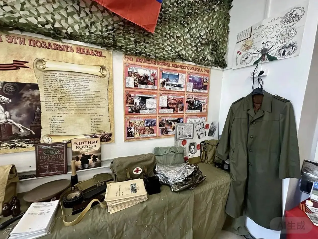 🪖В нашей школе открылся Зал Боевой Славы!  В преддверии священного праздника — Дня Победы, в стенах 