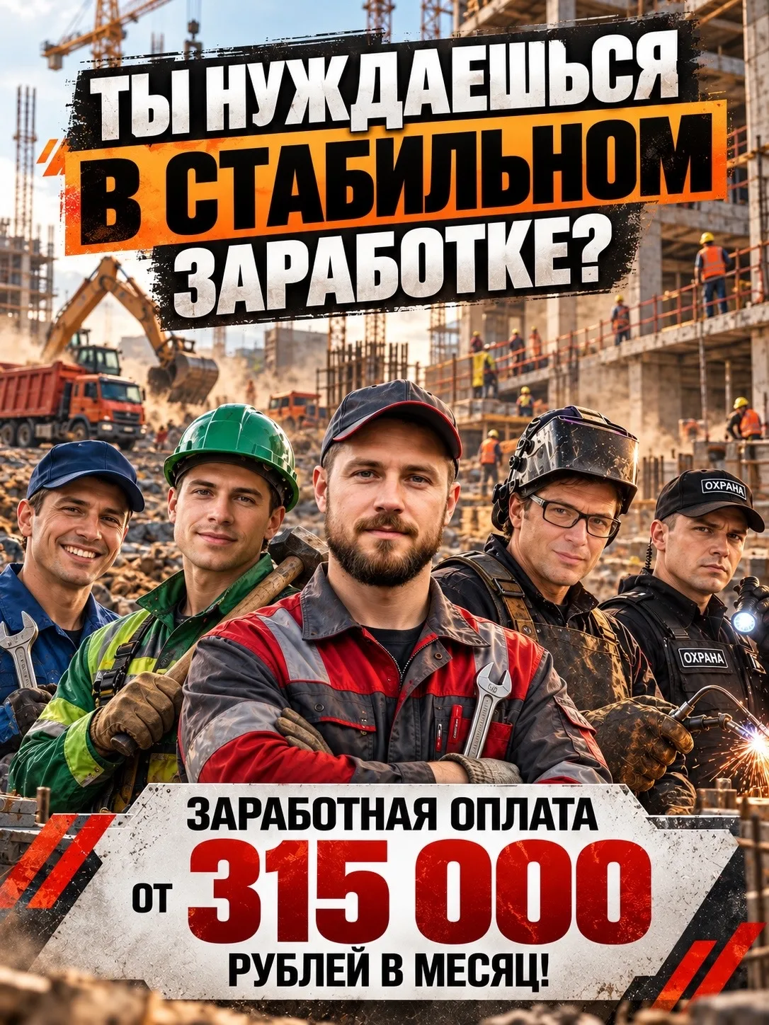 🛠️🔥Нуждаешься в стабильном доходе ? Ты претендуешь на З.п от 315 000 руб. Устраивайся...