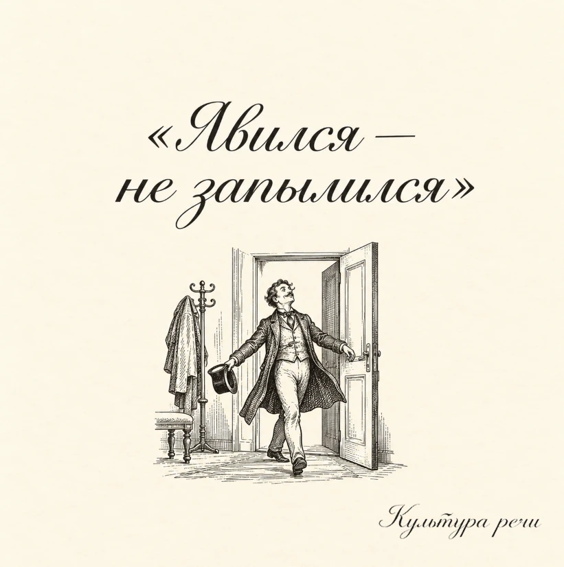 Явился — не запылился