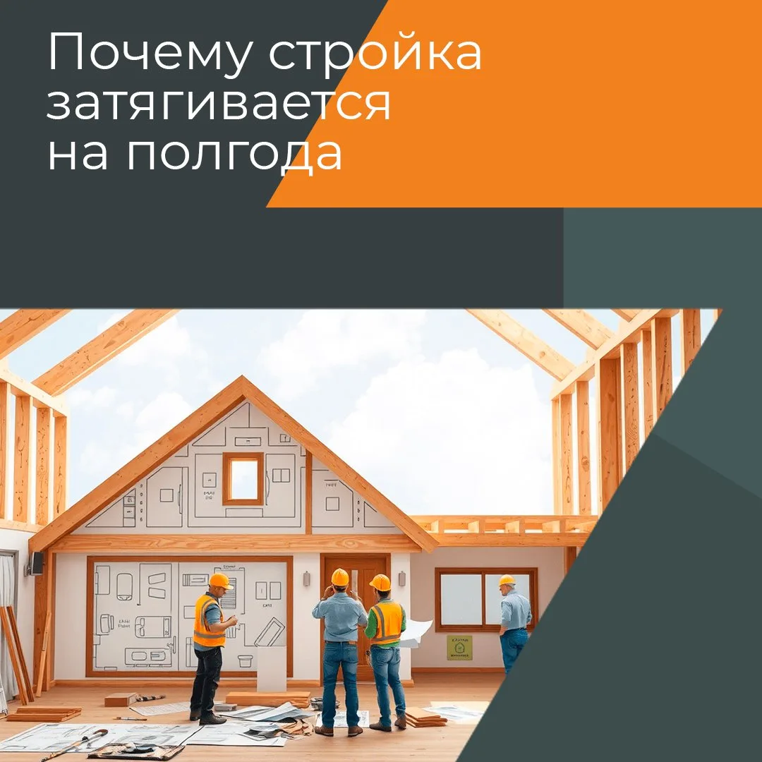 Почему стройка затягивается? 🏡