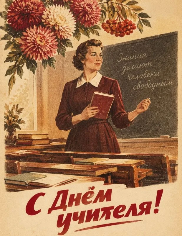 ❤ С  праздником, уважаемые учителя!
