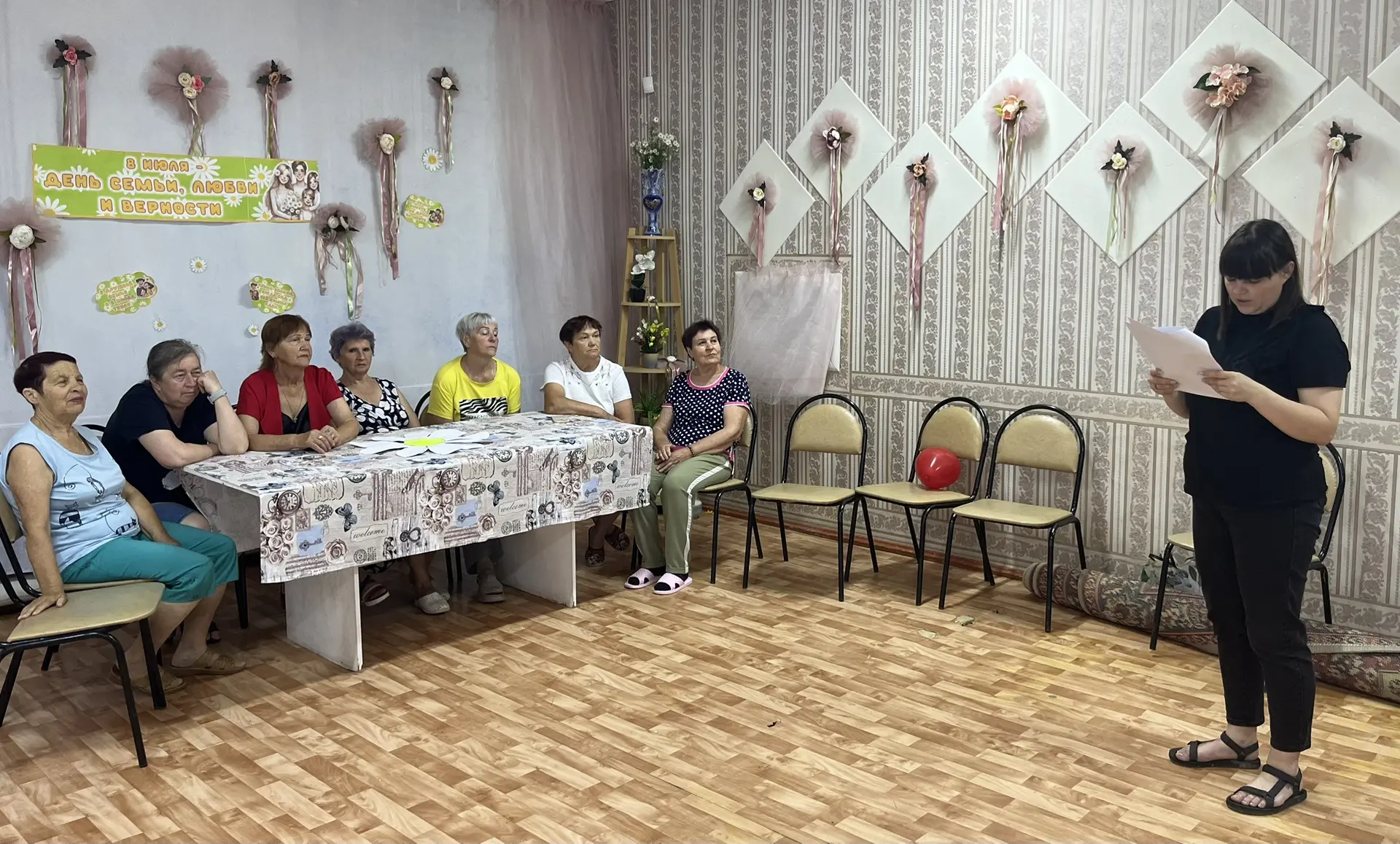 Сегодня в Центре социального обслуживания населения Ивантеевского района прошла познова...
