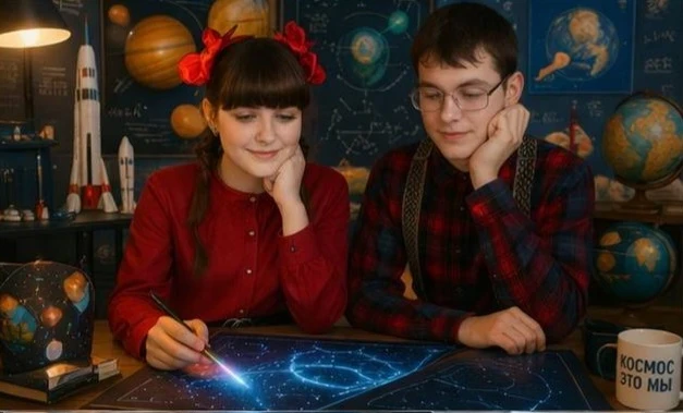 🚀 КОСМИЧЕСКИЕ ТАЙНЫ С МАШЕЙ И ВИТЕЙ: СТУДЕНТАМ ОТКРЫВАЮТ НОВЫЕ ГОРИЗОНТЫ!