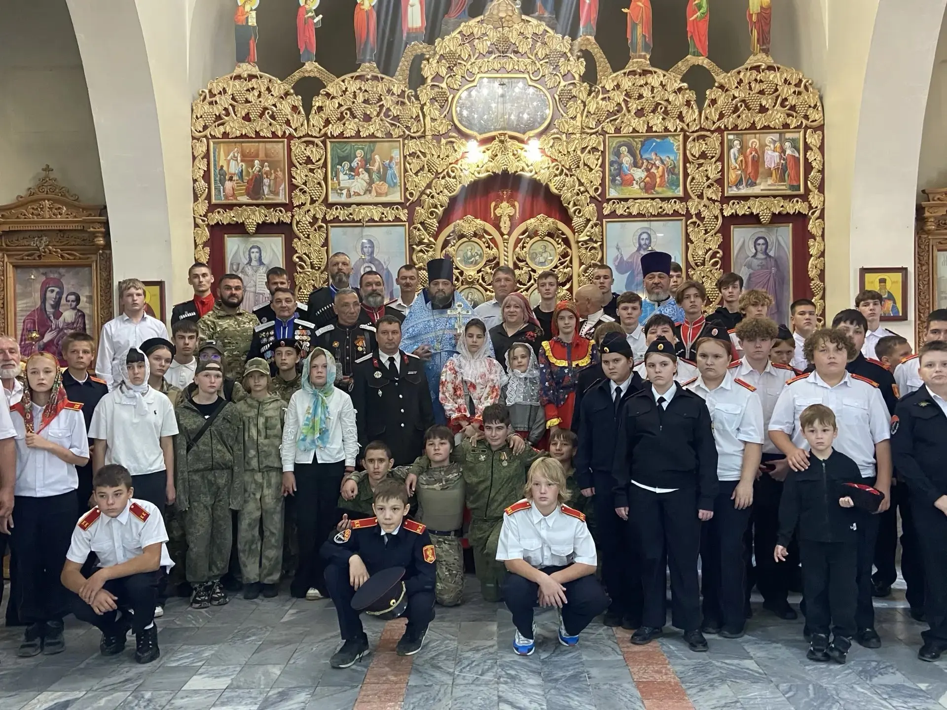 В день памяти святого апостола Варфоломея и годовщины образования Терского казачьего во...