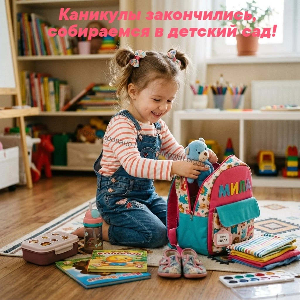 Возвращение в детский сад: как помочь ребенку адаптироваться после каникул? 🧸