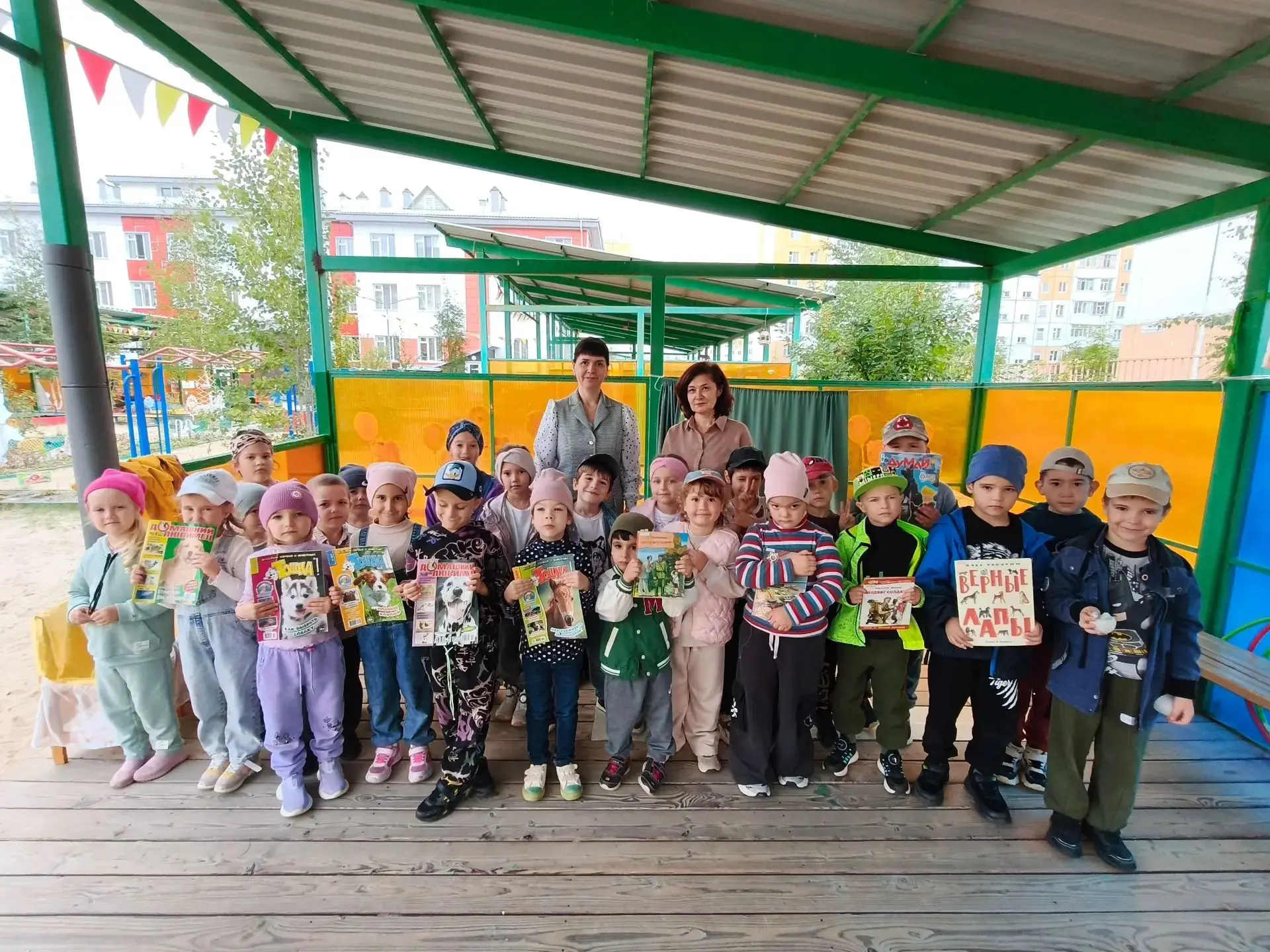 👉Сегодня в наш детский сад приходили гости из городской библиотеки №9.   📚