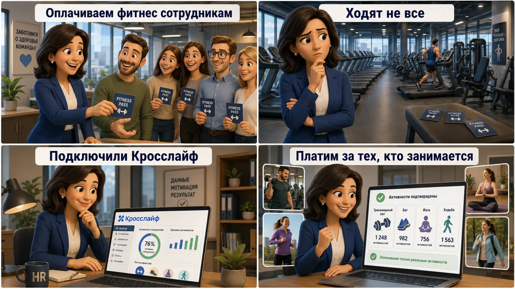 🥊 Компании оплачивают доступ к фитнесу. А должны оплачивать реальные занятия. Вышел мо...