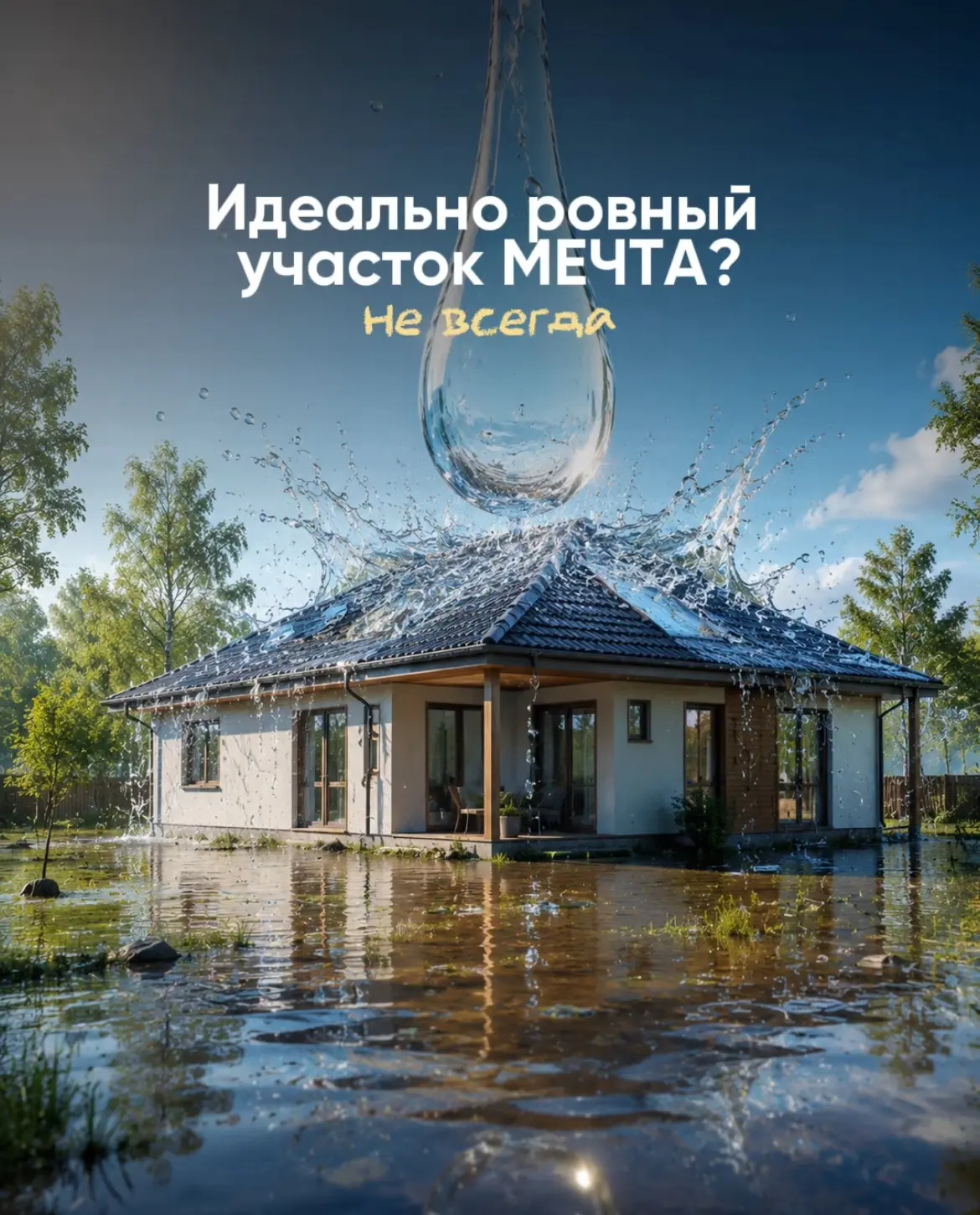 📍Идеально ровный участок - мечта? Не всегда.

На первый взгляд кажется, что ровный участок - это то