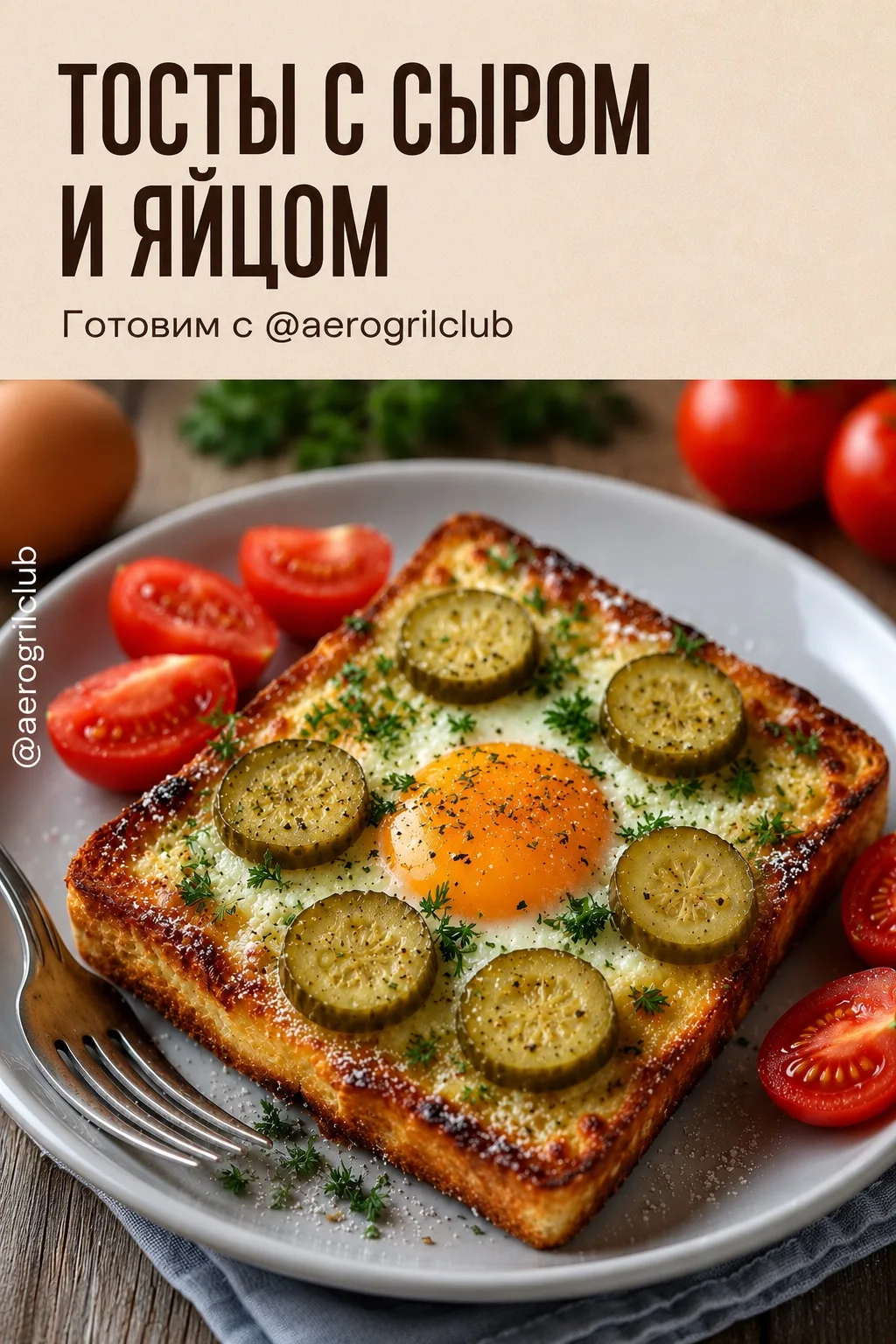 🔥 Как приготовить тосты с сыром и яйцом в аэрогриле: пошаговый рецепт  📌 Хрустящие тосты с тянущимся