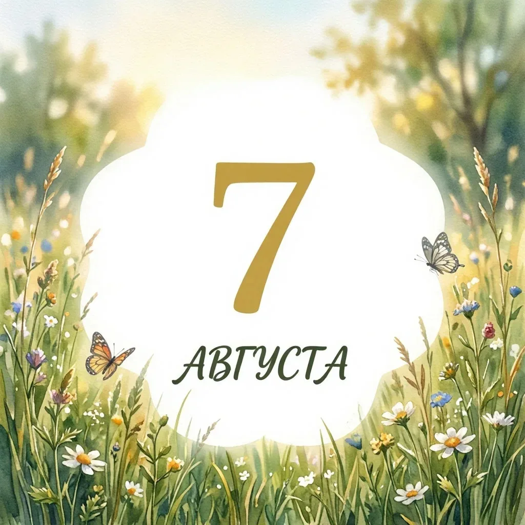 🎉 7 августа — день с богатой историей и народными традициями!