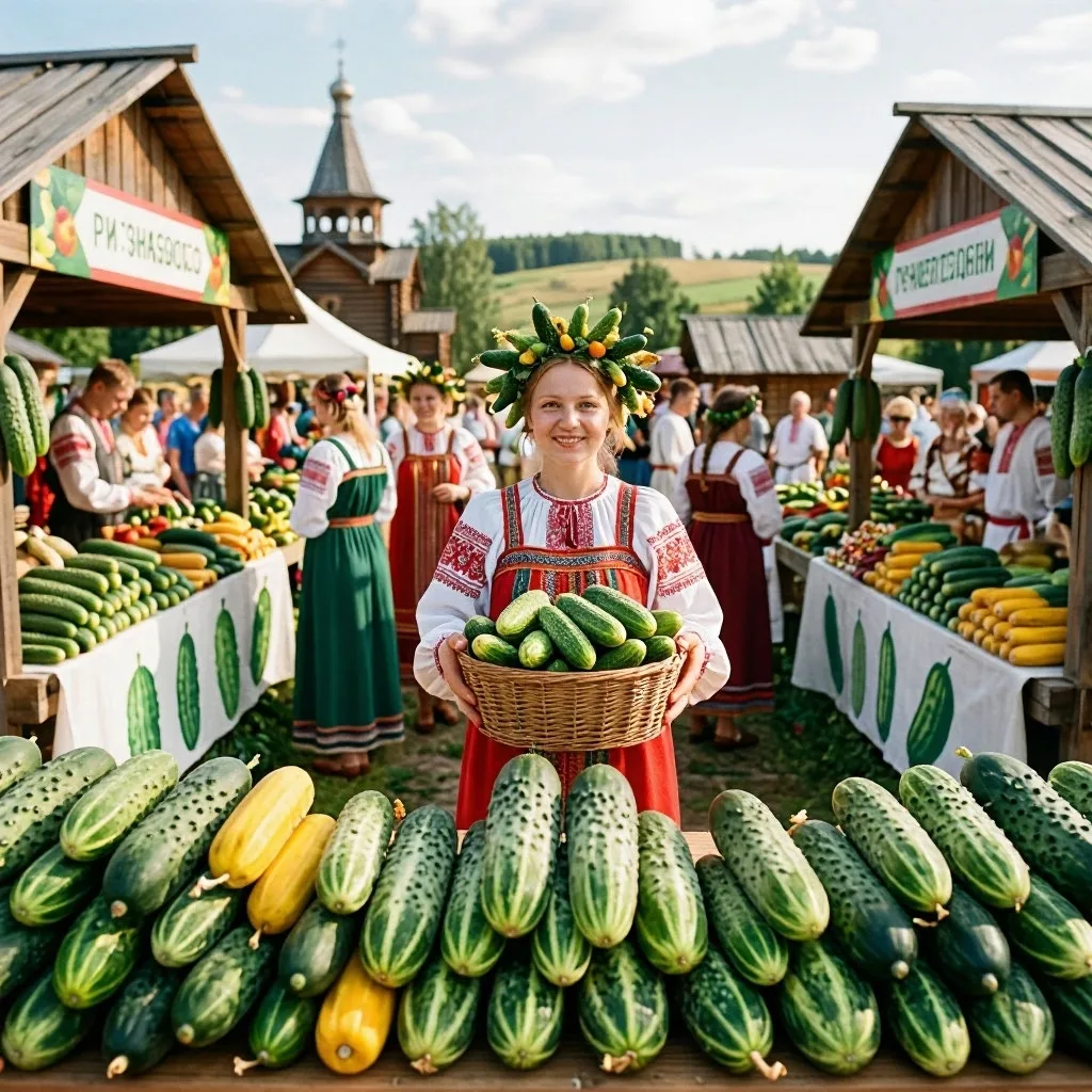 🌿 Суздаль + Фестиваль огурца = идеальное лето! 🌿 
 
Один день. Два удовольствия. Бесконечное весел