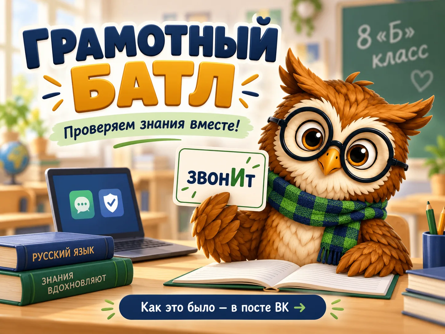 🦉 С вами снова ваш школьный Совёнок!