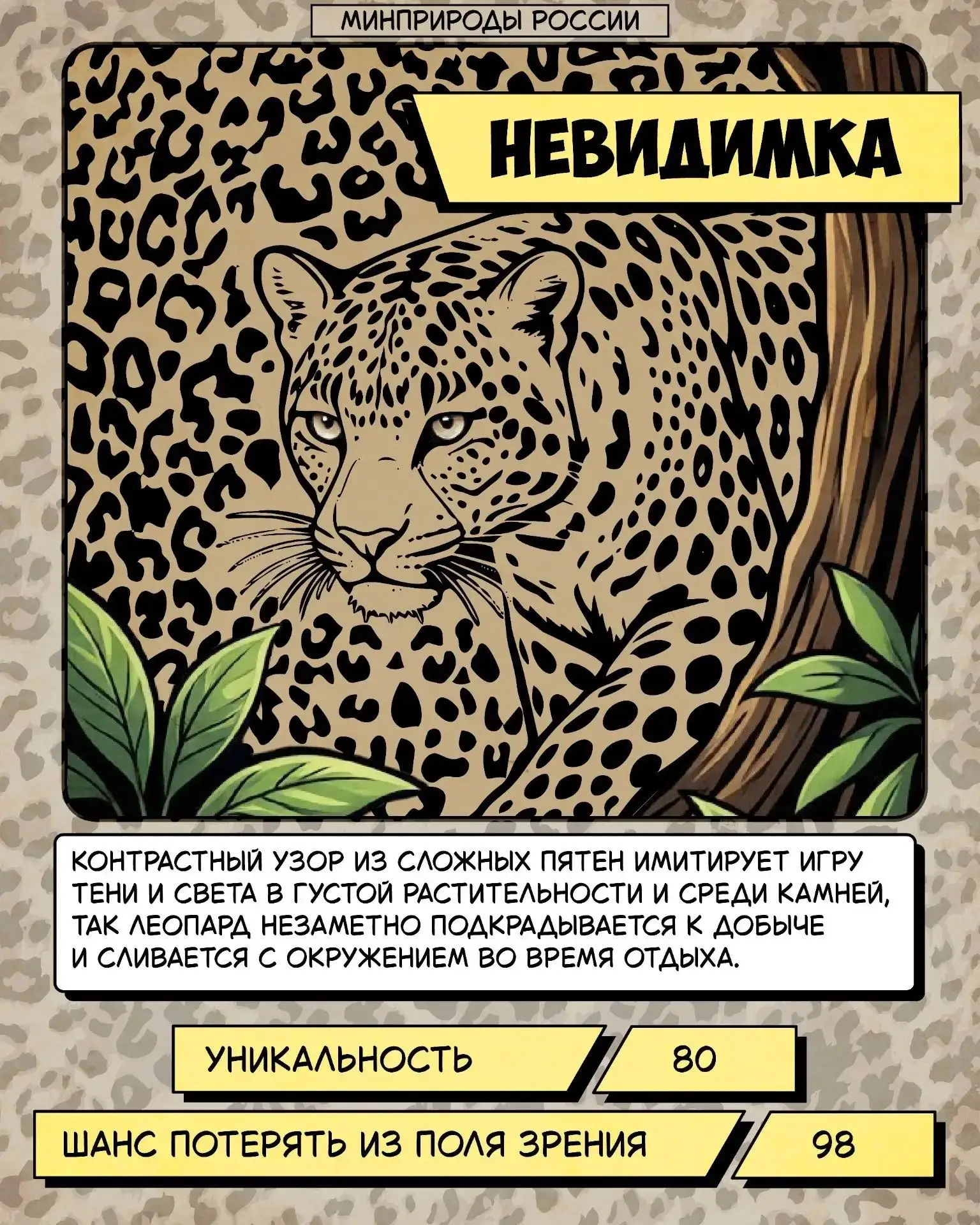 А какой переднеазиатский суперлеопард сегодня вы?