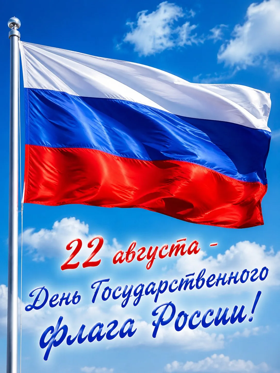 Сегодня, 22 августа, Россия отмечает День Государственного флага 🇷🇺