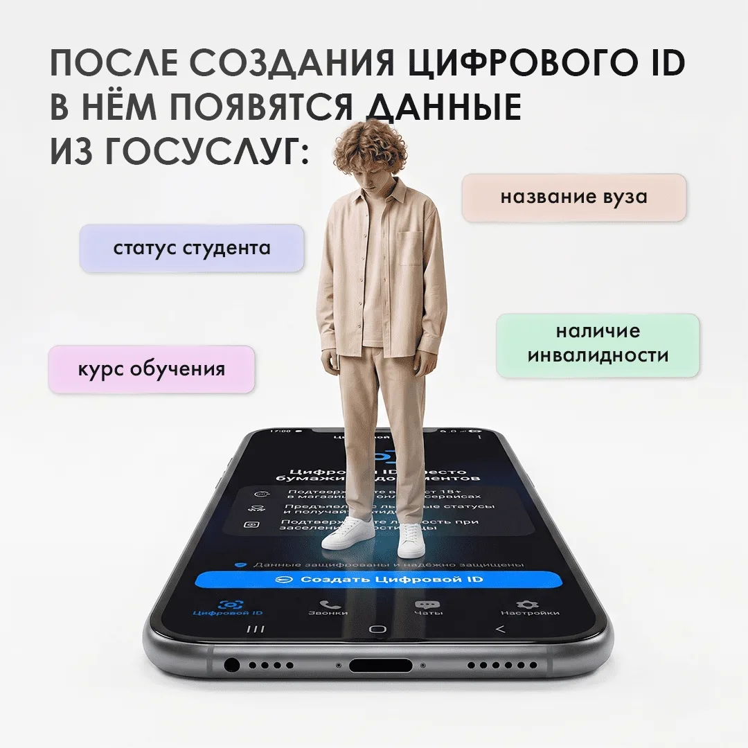 Цифровой ID в МАХ доступен с 14 лет 📱