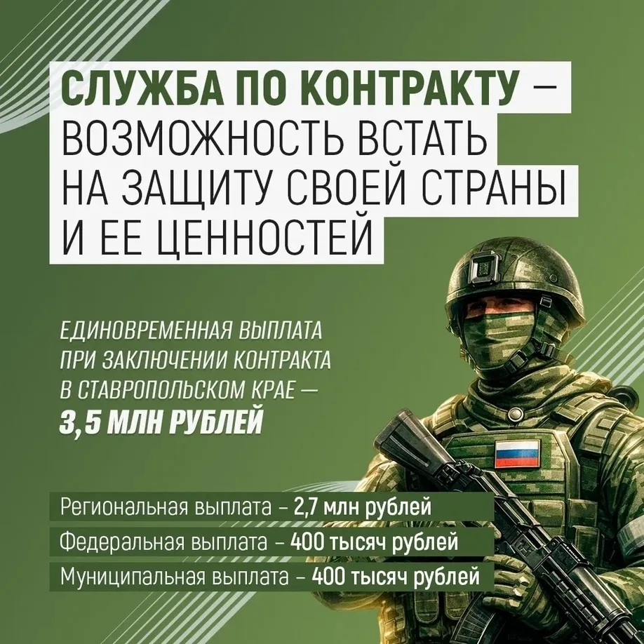 Служба по контракту — дело для настоящих патриотов🇷🇺