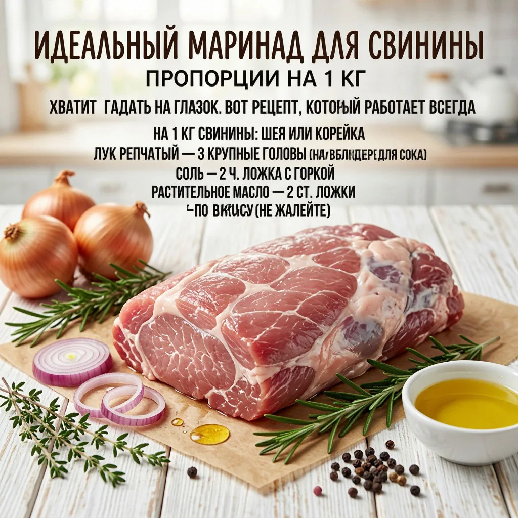 Идеальный маринад для свинины