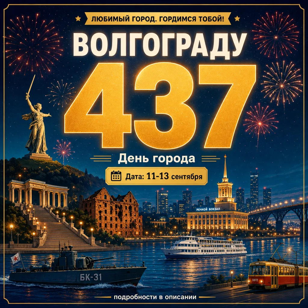 На День города в Волгограде выступят Люся Чеботина, Mia Boyka, «Дабро» и «Пицца»