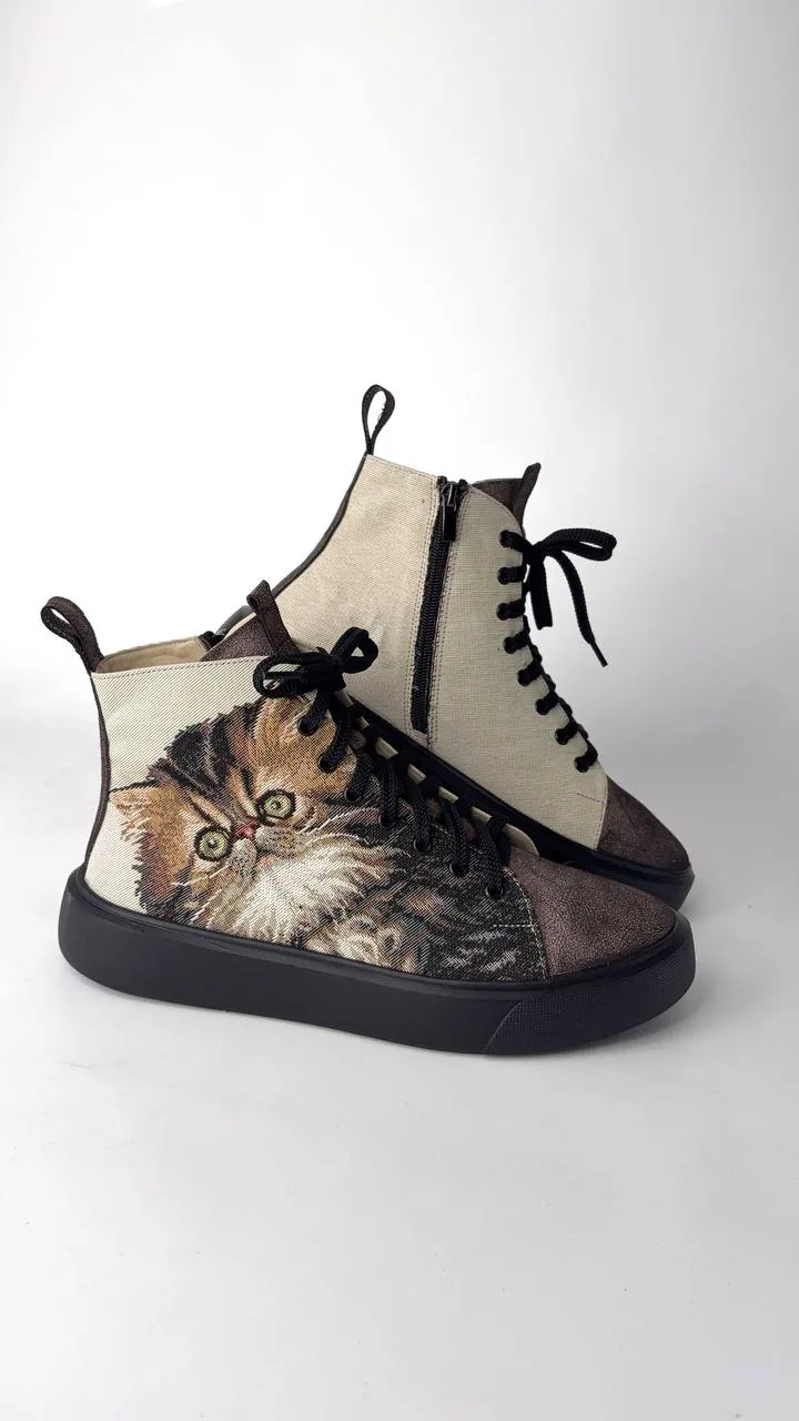 Мужские кеды с котиками? Легко!