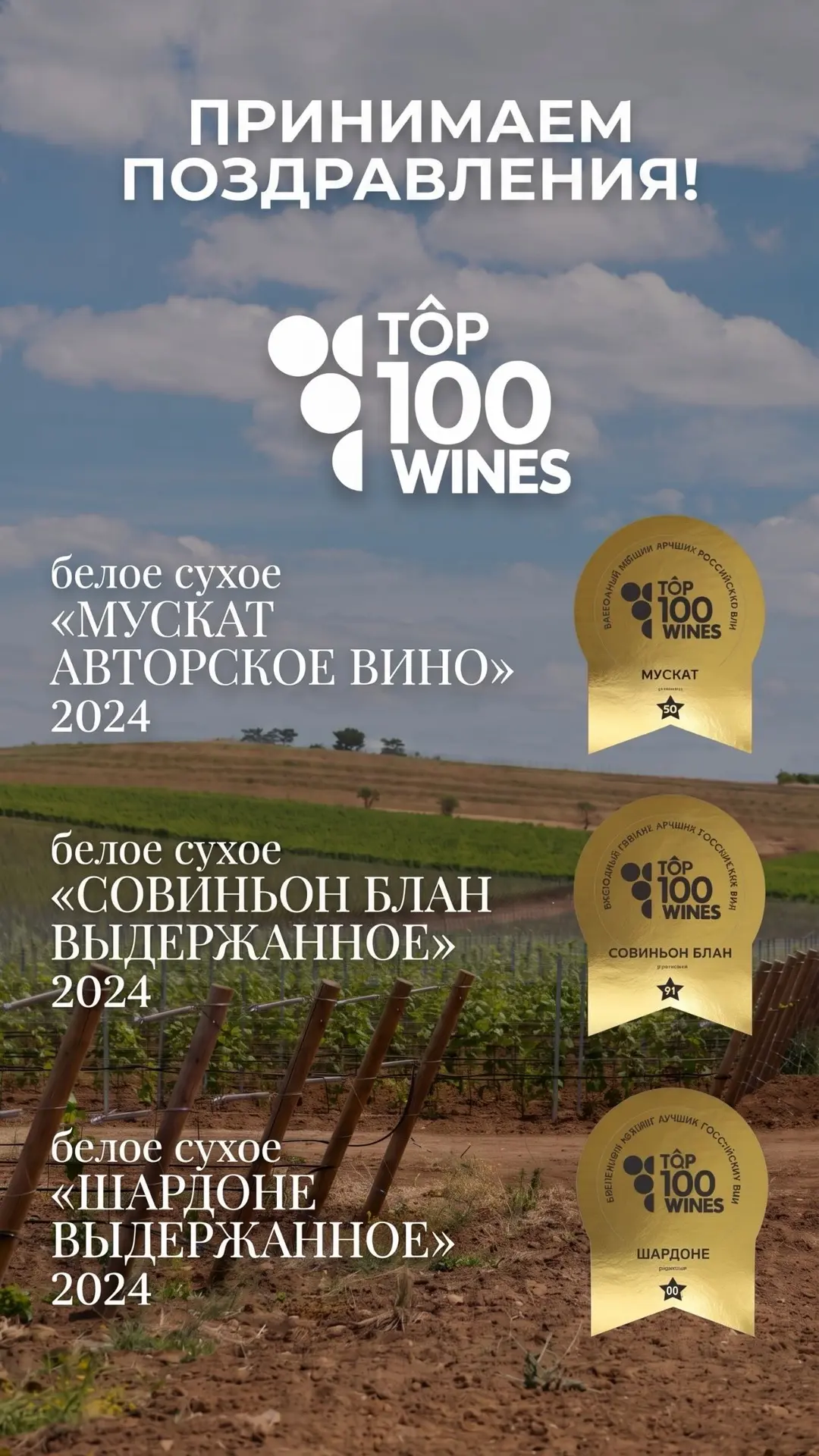 ПОБЕДЫ В TOP 100 WINE! 🍾🏆