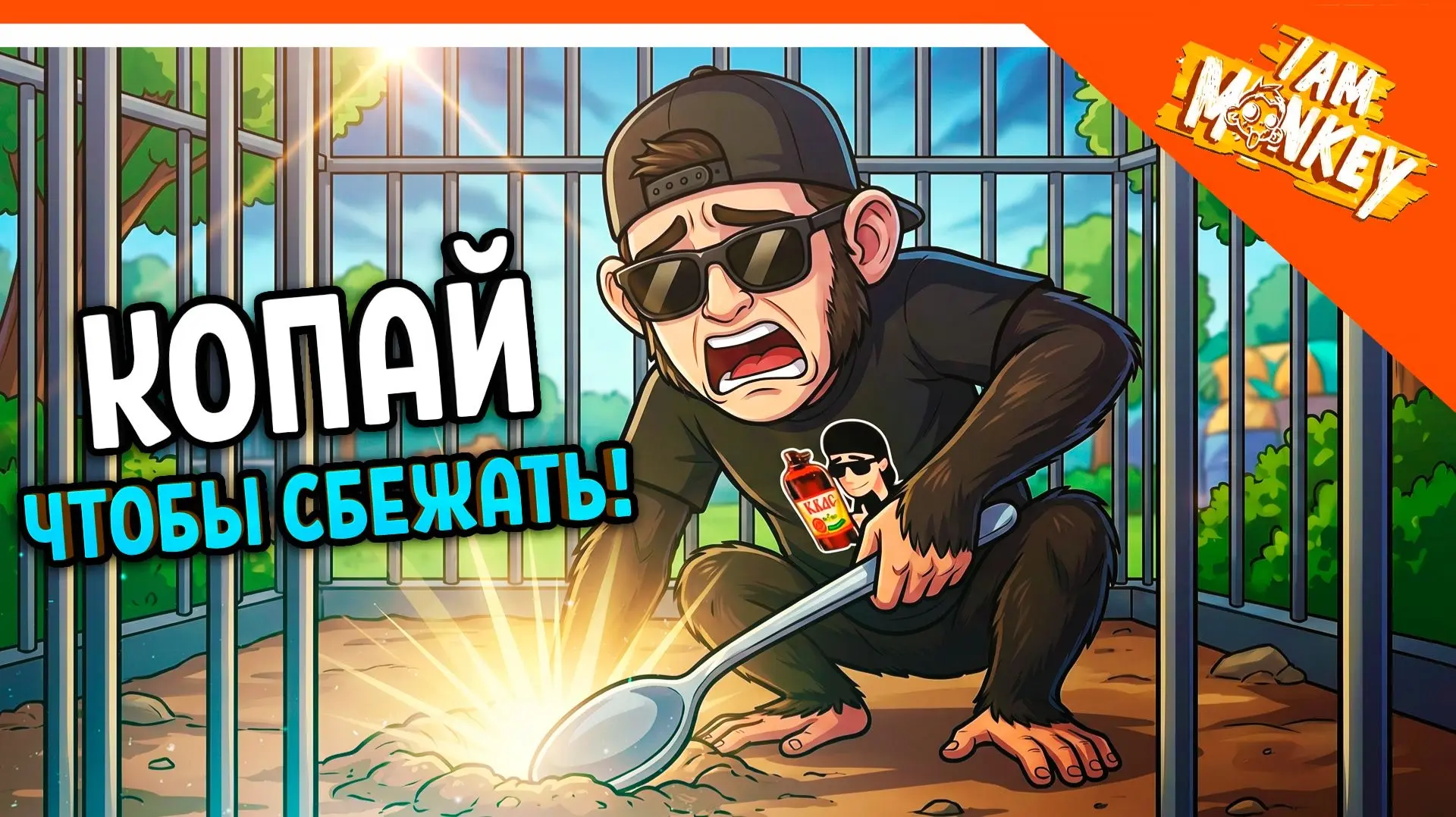 🐵 НОВАЯ ИГРА ПОБЕГ ИЗ ЗООПАРКА Я СТАЛ ОБЕЗЬЯНОЙ 🐵