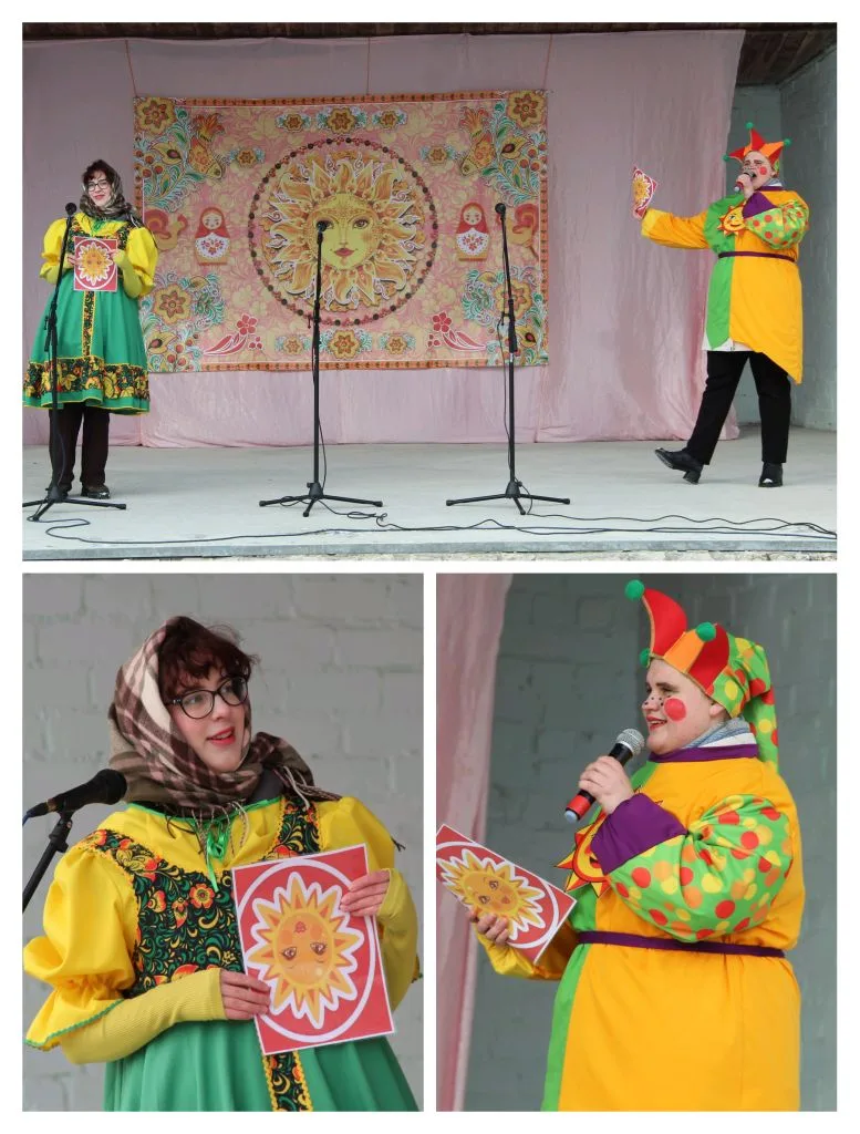 21 февраля наши педагоги приняли активное участие на общегородском празднике Масленицы .