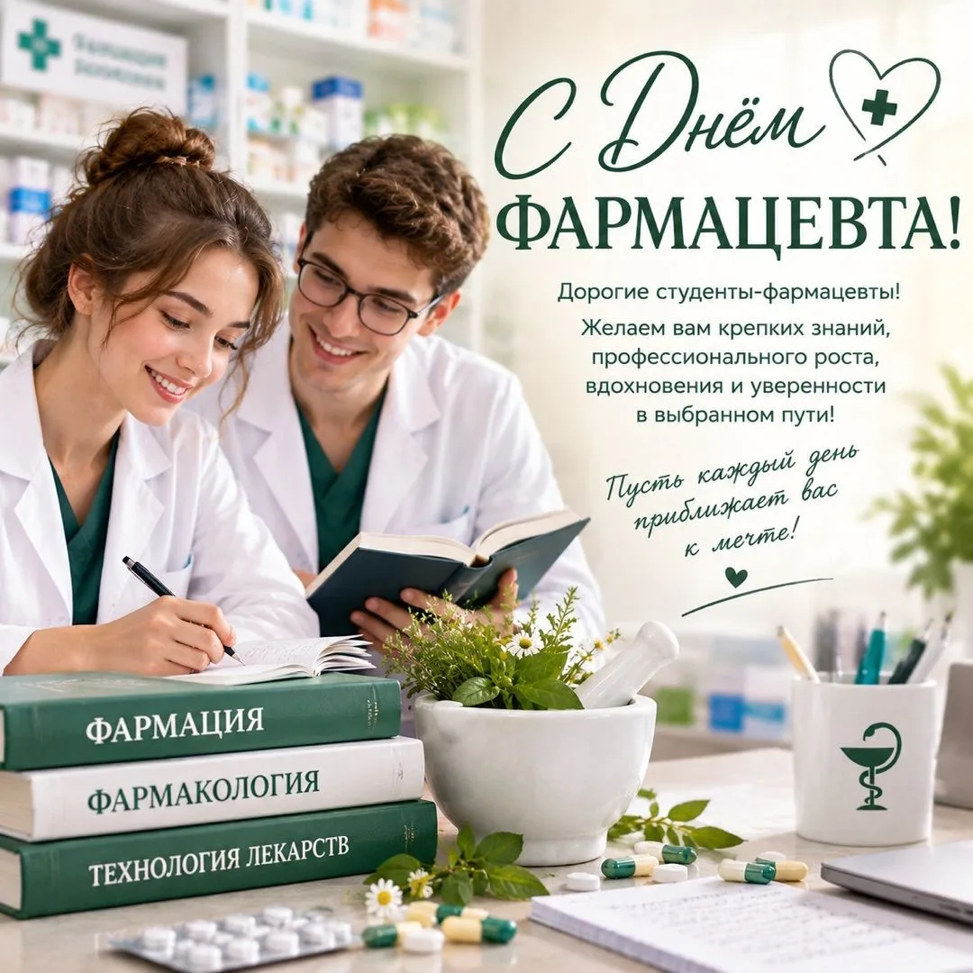 С Днём фармацевта, дорогие наши Ф-1! 💊