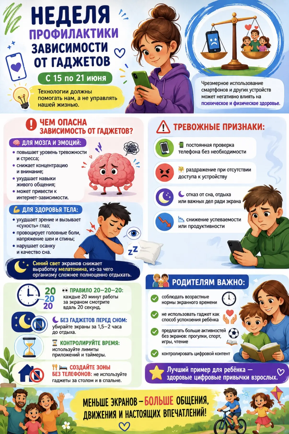 📱 Неделя профилактики зависимости от гаджетов проходит с 15 по 21 июня

Чрезмерное использование см