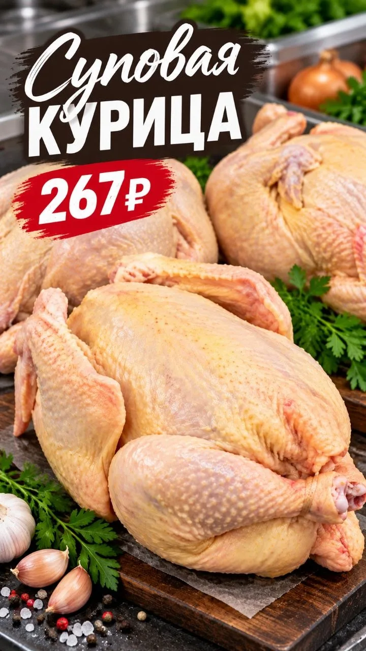 🍗 Суповая курица снова в продаже! 🍗