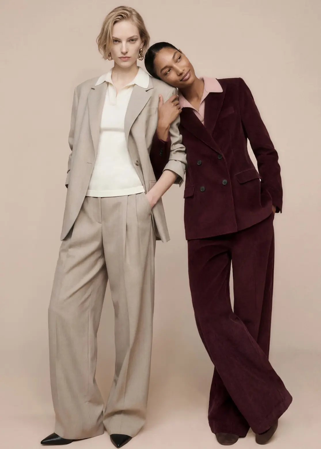 Костюм вельветовый Max Mara Weekend, выполненный из 100% хлопка насыщенного бордового ц...