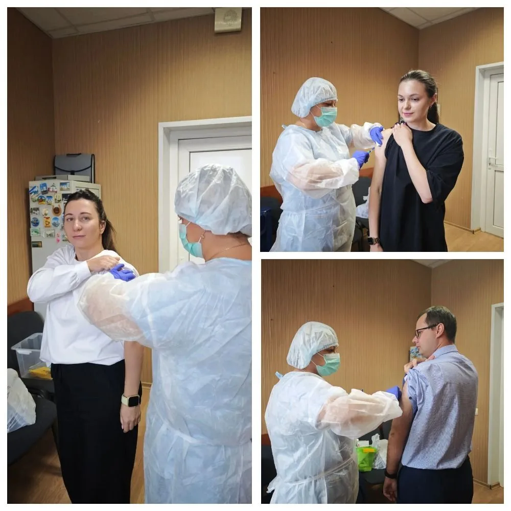 💉 Сотрудники Управления Роспотребнадзора по Белгородской области прошли ежегодную вакц...