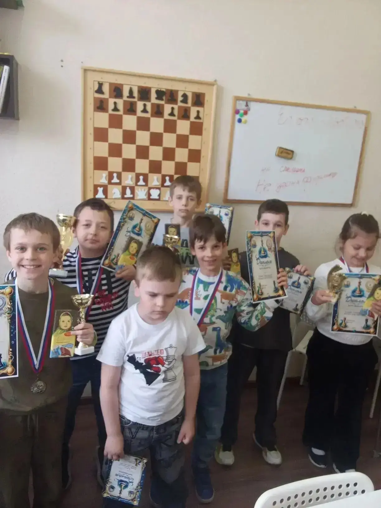 ♟️Наши ребята играли на турнире в Одинцово в дружественной шахматной школе и Шульга Его...