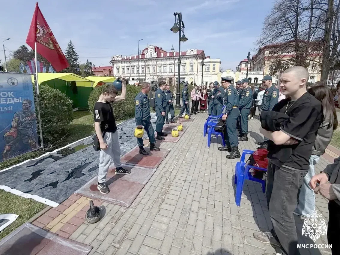 💪Мастер-класс по гиревому спорту в центре Томска  📶В рамках проведения мероприятий, посвященных Году